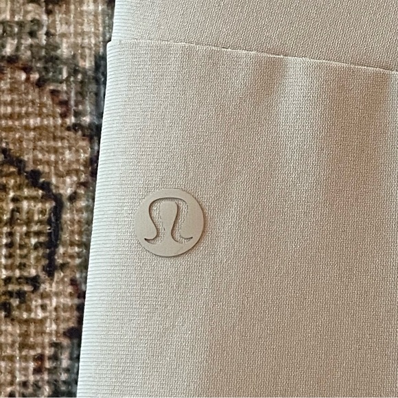 Lululemon Mens Large ABC Joggers Khaki Tan Pants Warpstreme Workout Gym Stretch - Picture 6 of 11